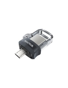 SanDisk Ultra Dual Drive m3.0 256GB Grey   Silver