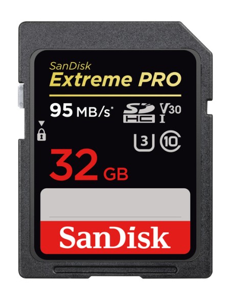 SanDisk Extreme Pro SDHC 32GB   95MB s V30 UHS I U3