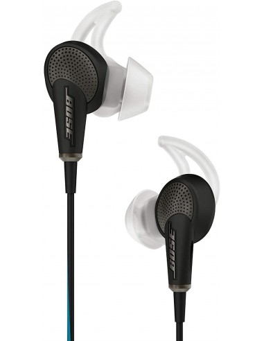 Bose QuietComfort 20 Kablolu Kulak-İçi Gürültü Giderme Kulaklığı (Apple için), Siyah