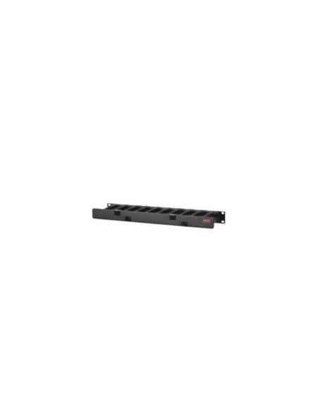 Horizontal Cable Manager, 1u X 4" Deep, Single-sided With Cover