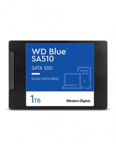 WD Blue SA510 SATA SSD 1TB 2,   7 mm kasalı